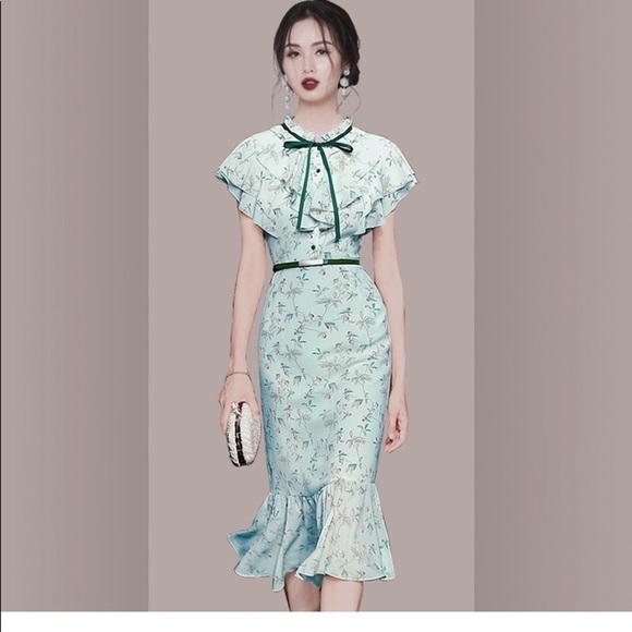 French Style Chiffon Mermaid Dress Female Sexy Elegant Beach Boho Korean  Dress - www.antelopusenergy.com